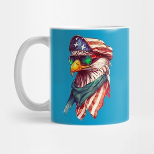 American Eagle 4th of July style Mug